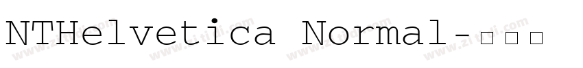 NTHelvetica Normal字体转换